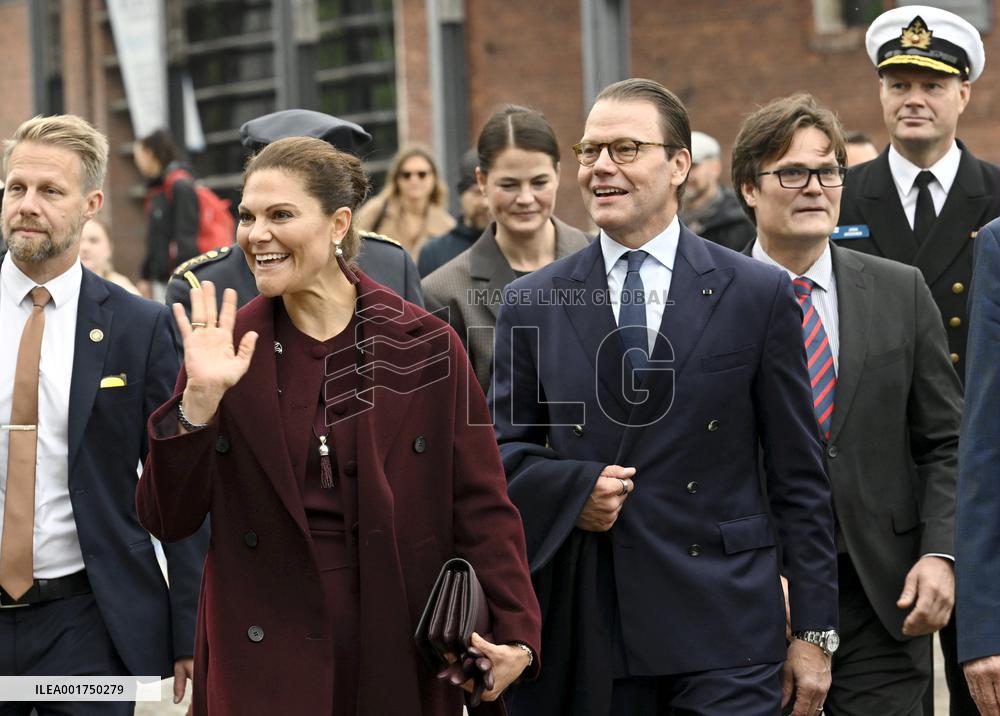 Sweden's Crown Princess Victoria and Sweden's Prince Daniel in Finland