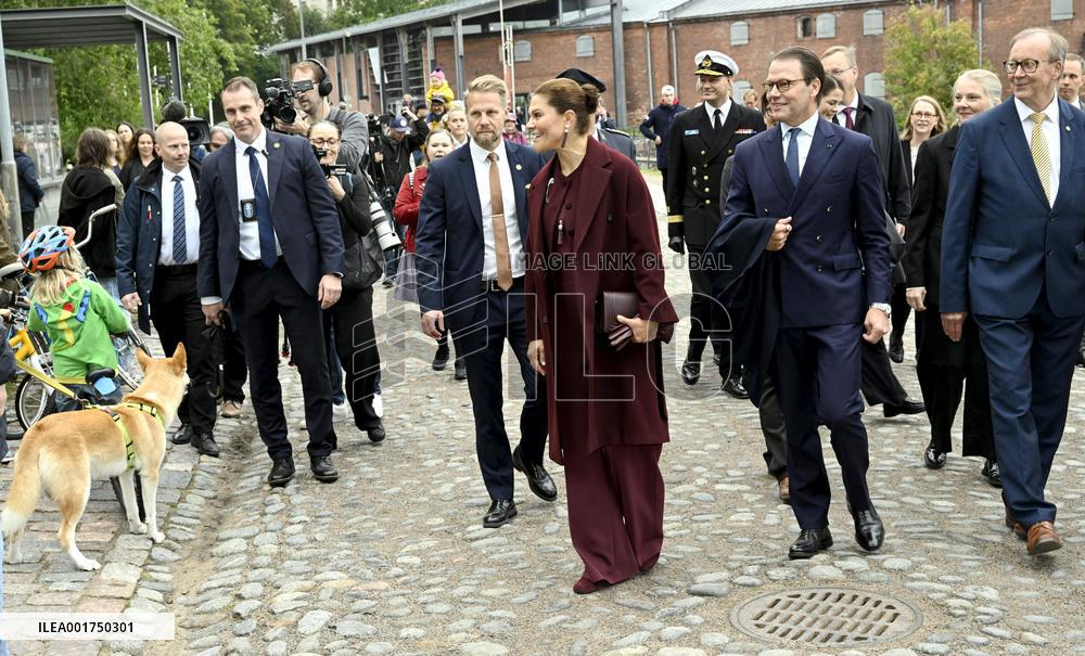 Sweden's Crown Princess Victoria and Sweden's Prince Daniel in Finland