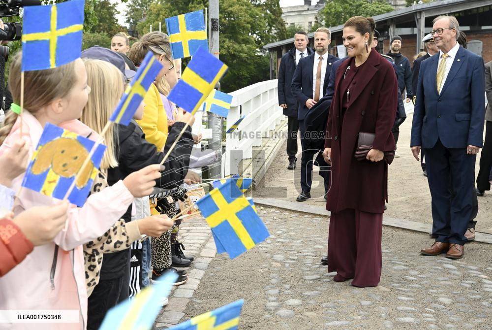 Sweden's Crown Princess Victoria and Sweden's Prince Daniel in Finland