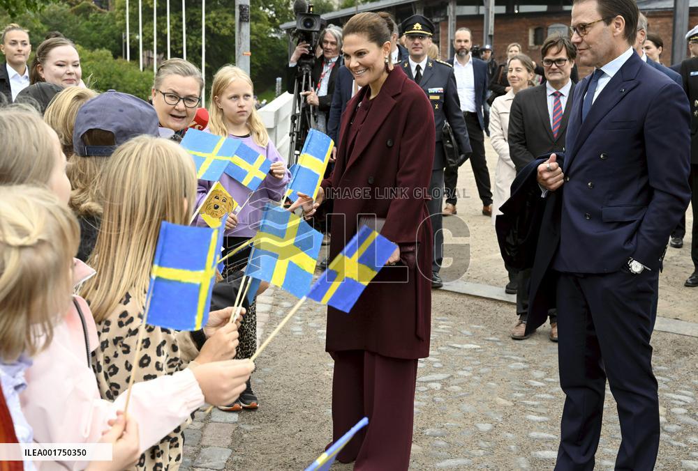 Sweden's Crown Princess Victoria and Sweden's Prince Daniel in Finland