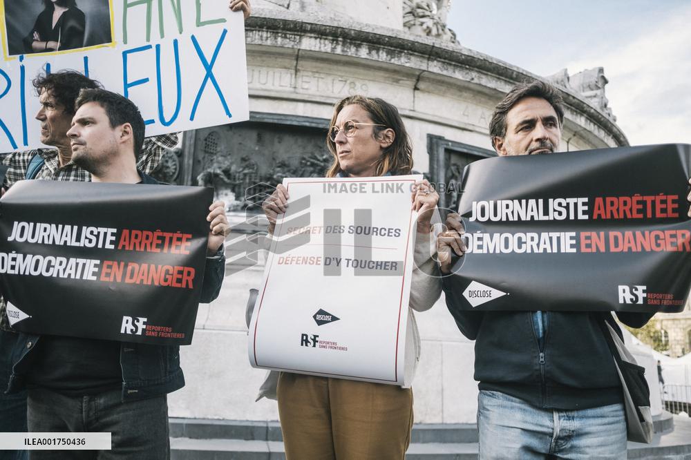 Gathering For The Release Of Arianne Lavrilleux - Paris