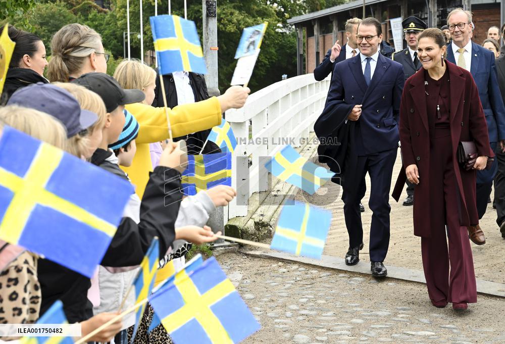 Sweden's Crown Princess Victoria and Sweden's Prince Daniel in Finland