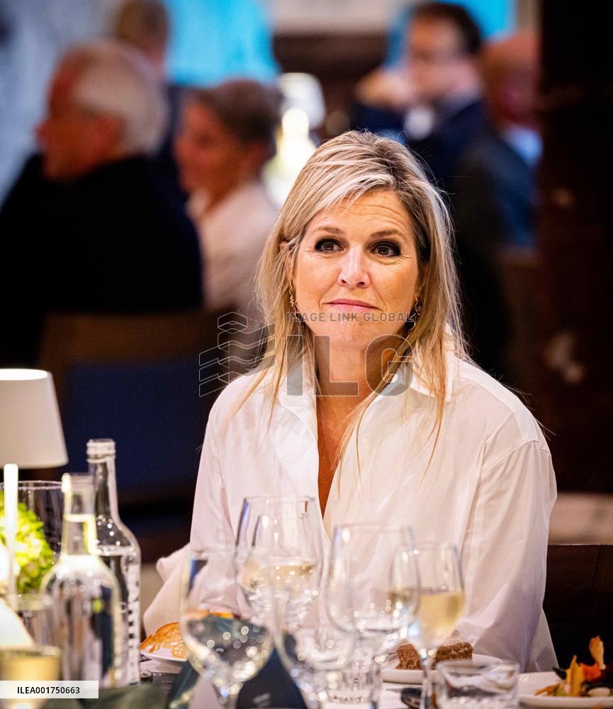 Queen Maxima Attends Entrepreneurship Dinner - Amsterdam