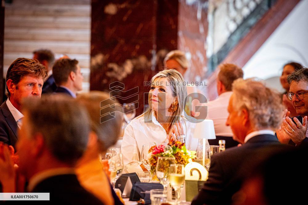 Queen Maxima Attends Entrepreneurship Dinner - Amsterdam