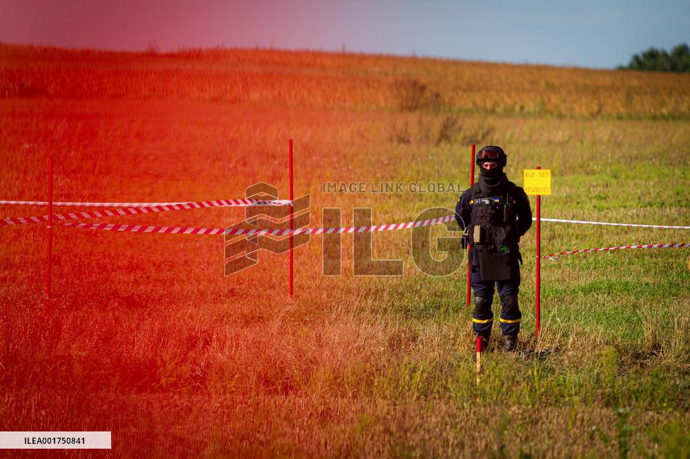 Press tour to Zhytomyr Region on humanitarian demining