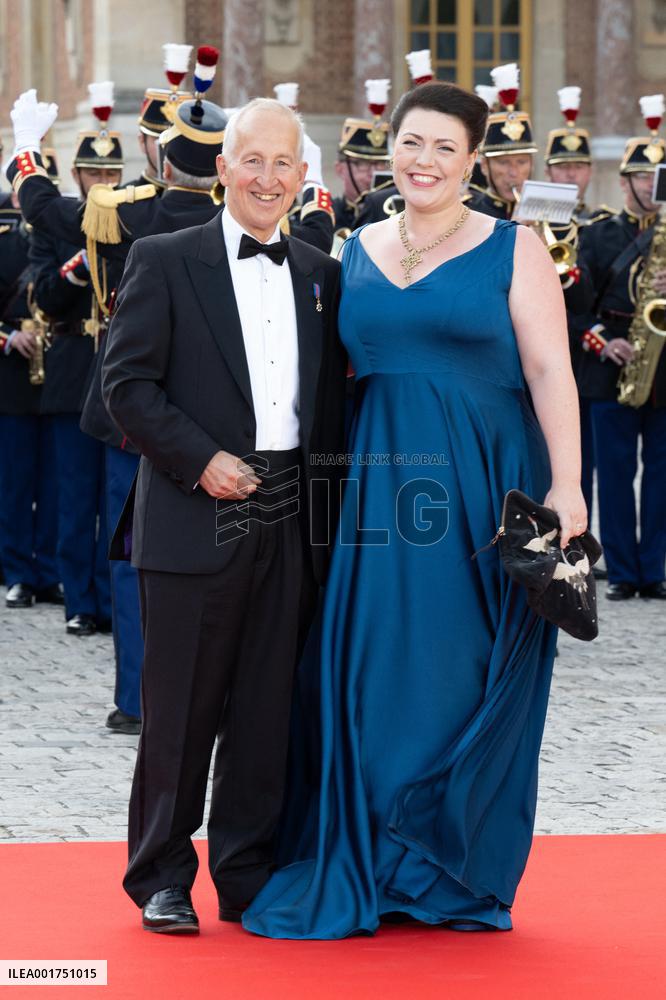 King Charles Visit To France - State banquet at Palace of Versailles