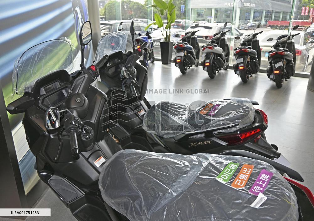 Japanese motor bikes in China