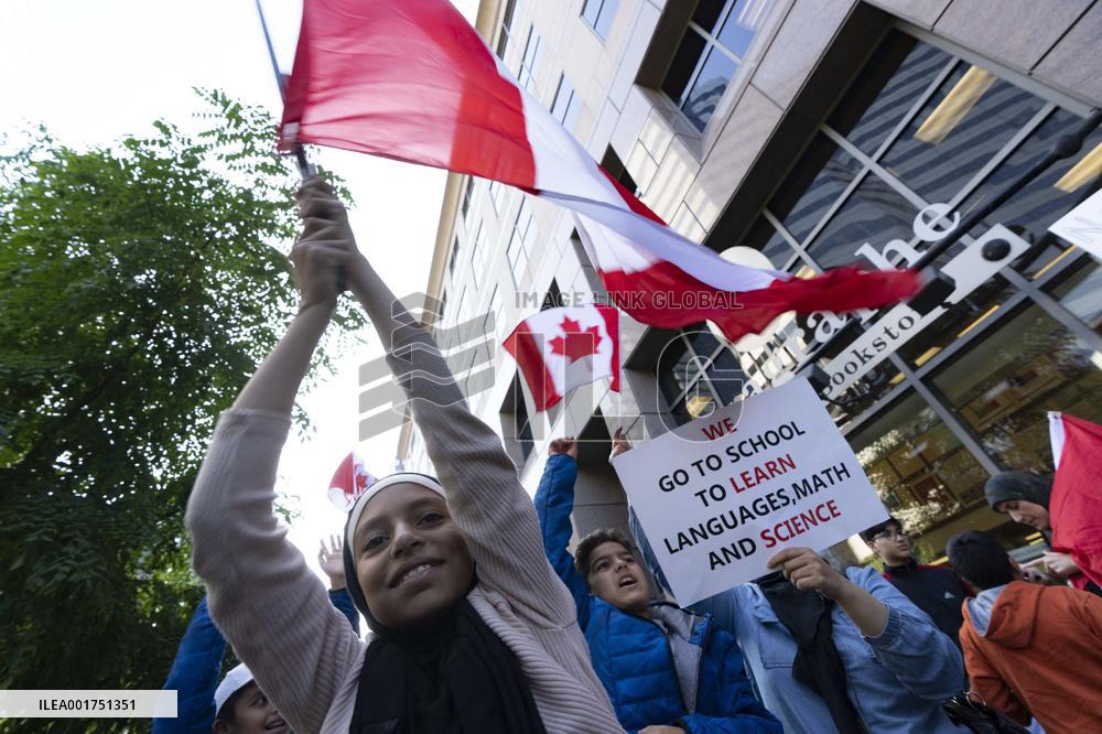 Thousands Rally For And Against Teaching Gender Across Canada