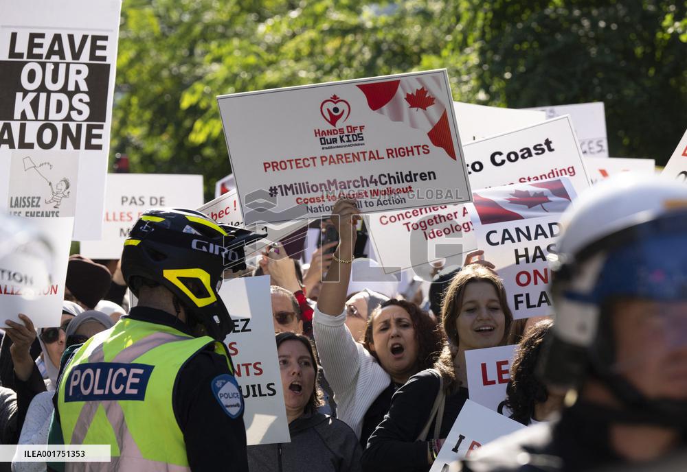 Thousands Rally For And Against Teaching Gender Across Canada