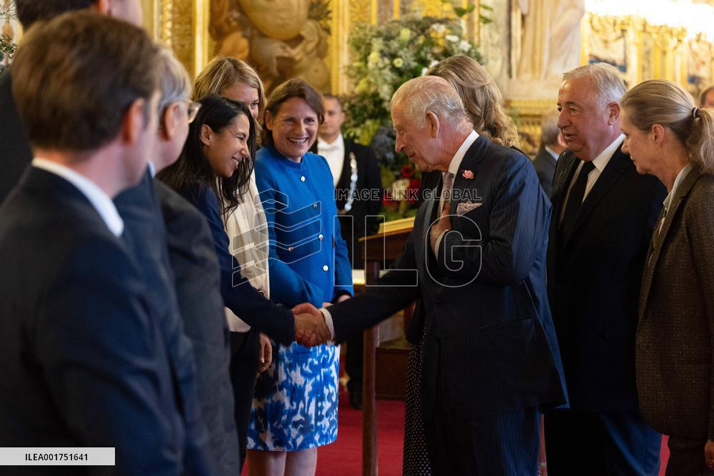 King Charles Visit To France - Senate Address