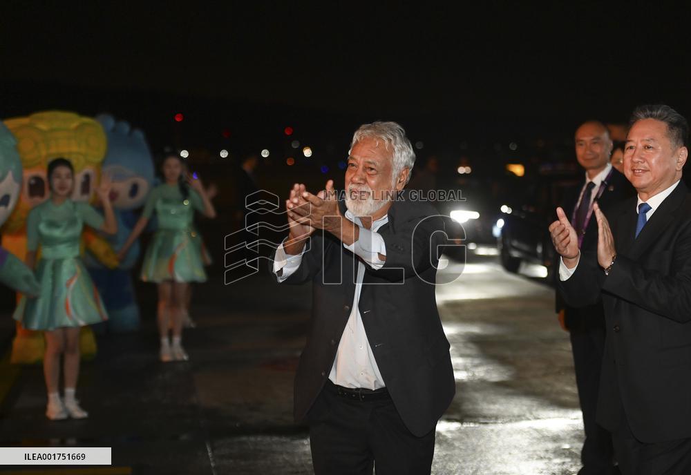 CHINA-ZHEJIANG-HANGZHOU-ASIAN GAMES-TIMOR-LESTE PM-ARRIVAL (CN)