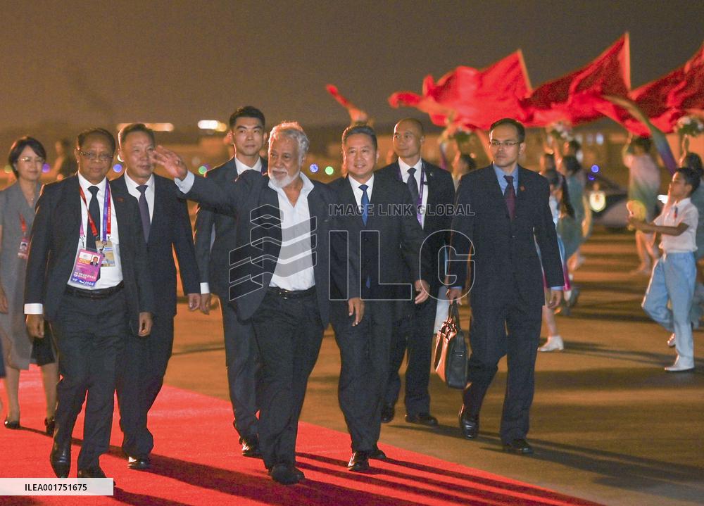 CHINA-ZHEJIANG-HANGZHOU-ASIAN GAMES-TIMOR-LESTE PM-ARRIVAL (CN)