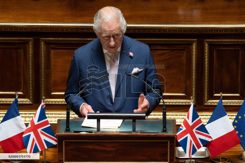 King Charles Visit To France - Senate Address