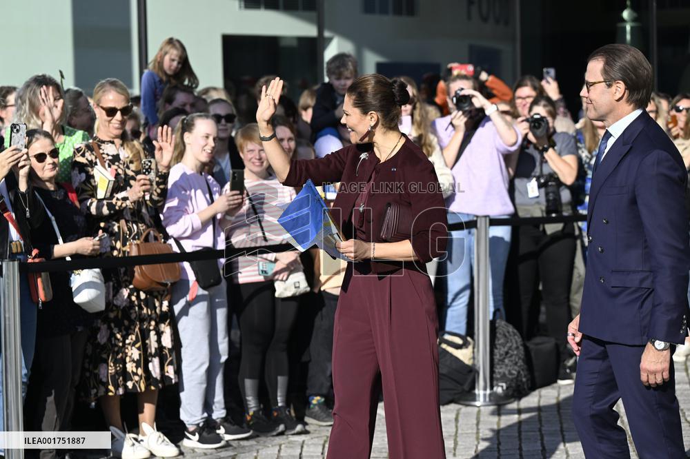 Sweden's Crown Princess Victoria and Sweden's Prince Daniel in Finland