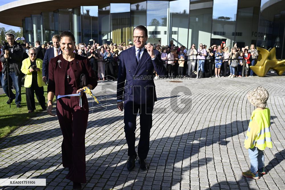 Sweden's Crown Princess Victoria and Sweden's Prince Daniel in Finland