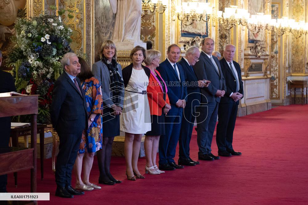 King Charles Visit To France - Senate Address
