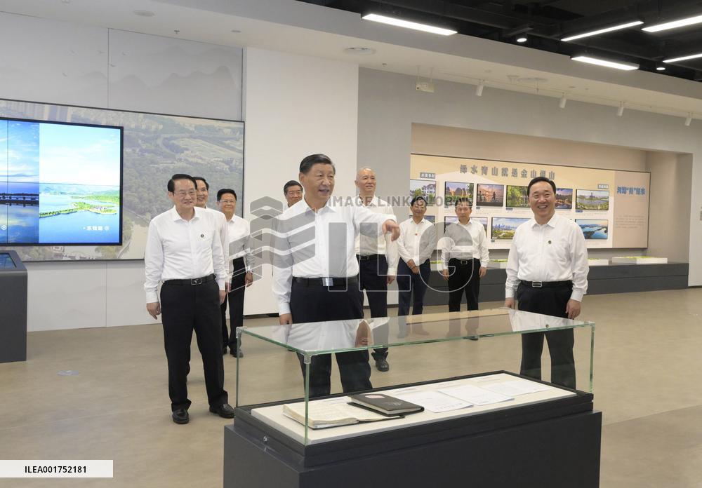 CHINA-ZHEJIANG-SHAOXING-XI JINPING-INSPECTION (CN)