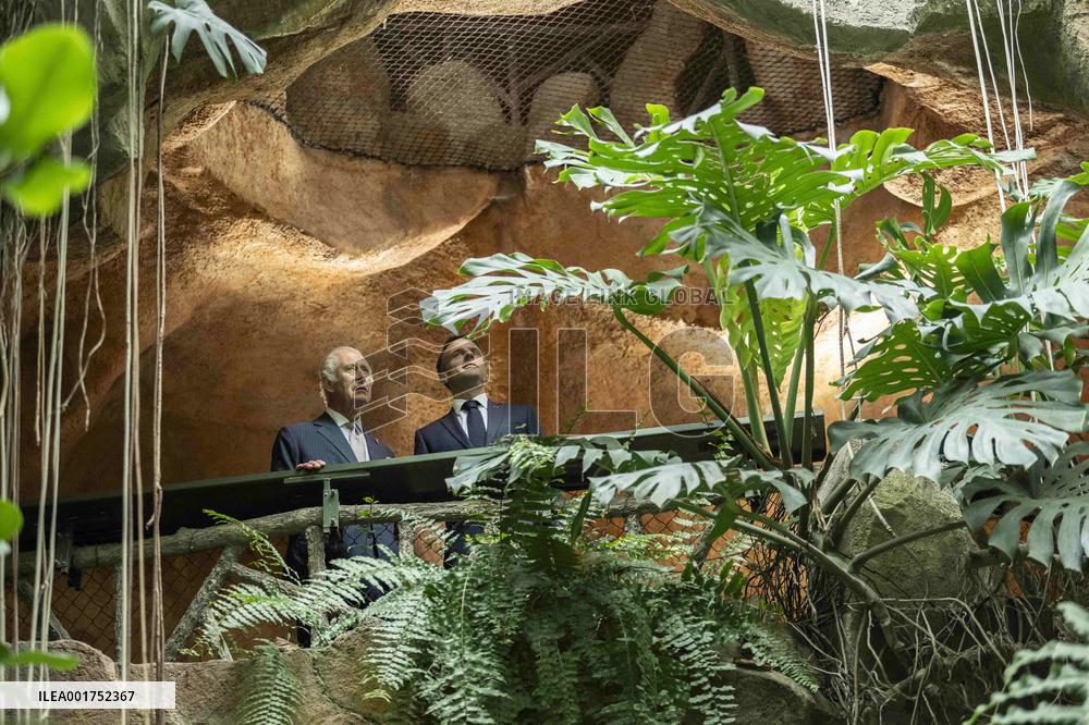 King Charles Visit To France - Visit To The Museum Of Natural History