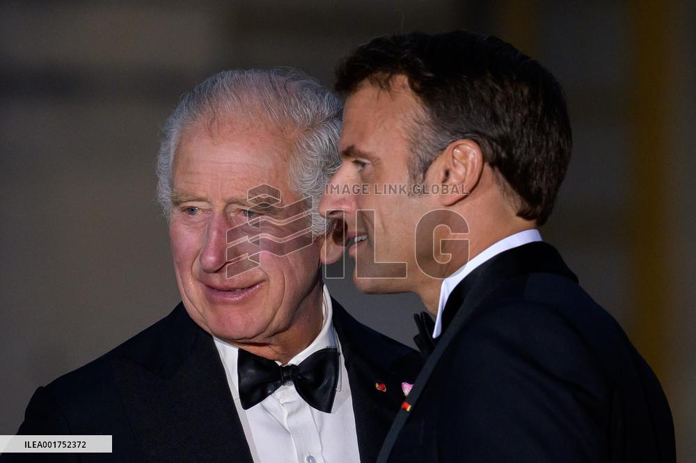 FRANCE-VERSAILLES-BRITAIN'S KING-CHARLES III-VISIT