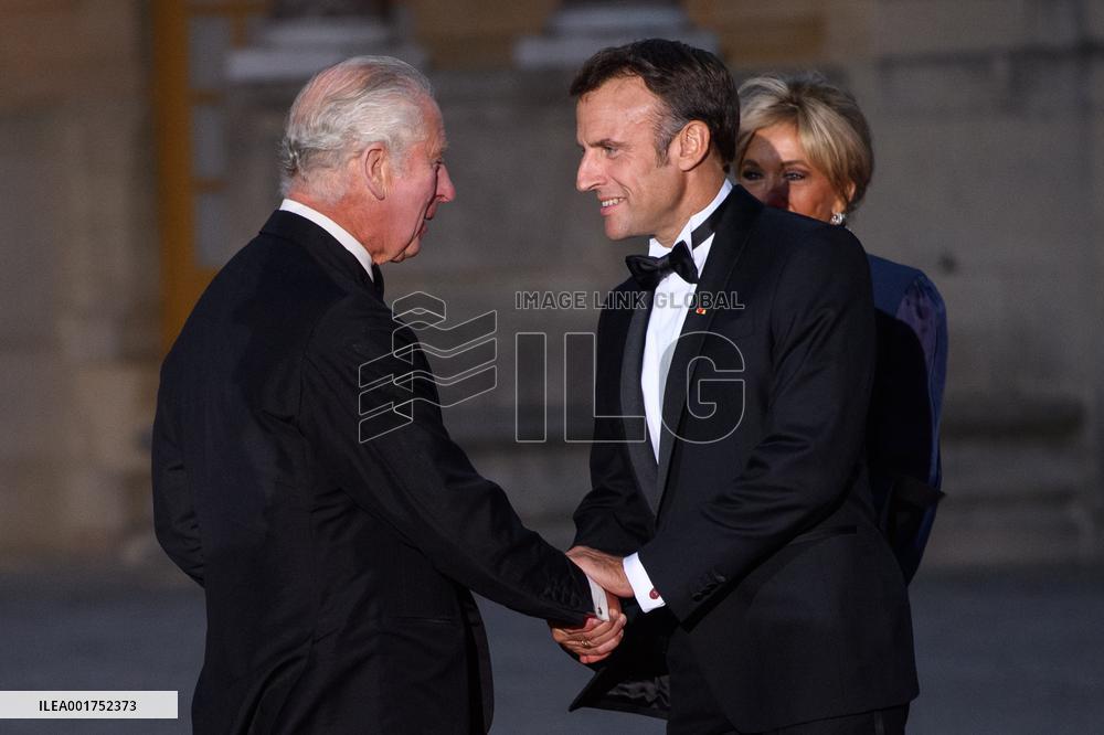 FRANCE-VERSAILLES-BRITAIN'S KING-CHARLES III-VISIT