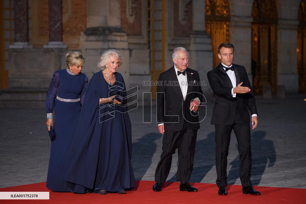 FRANCE-VERSAILLES-BRITAIN'S KING-CHARLES III-VISIT