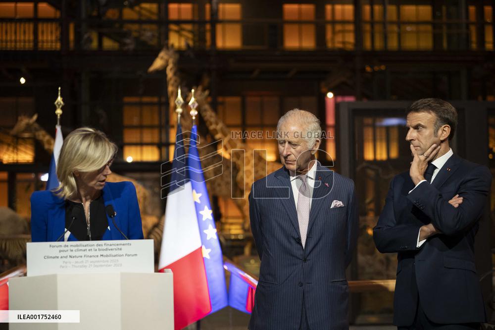 King Charles Visit To France - Visit To The Museum Of Natural History