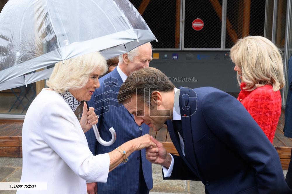 King Charles Visit To France - Visit To Notre-Dame de Paris