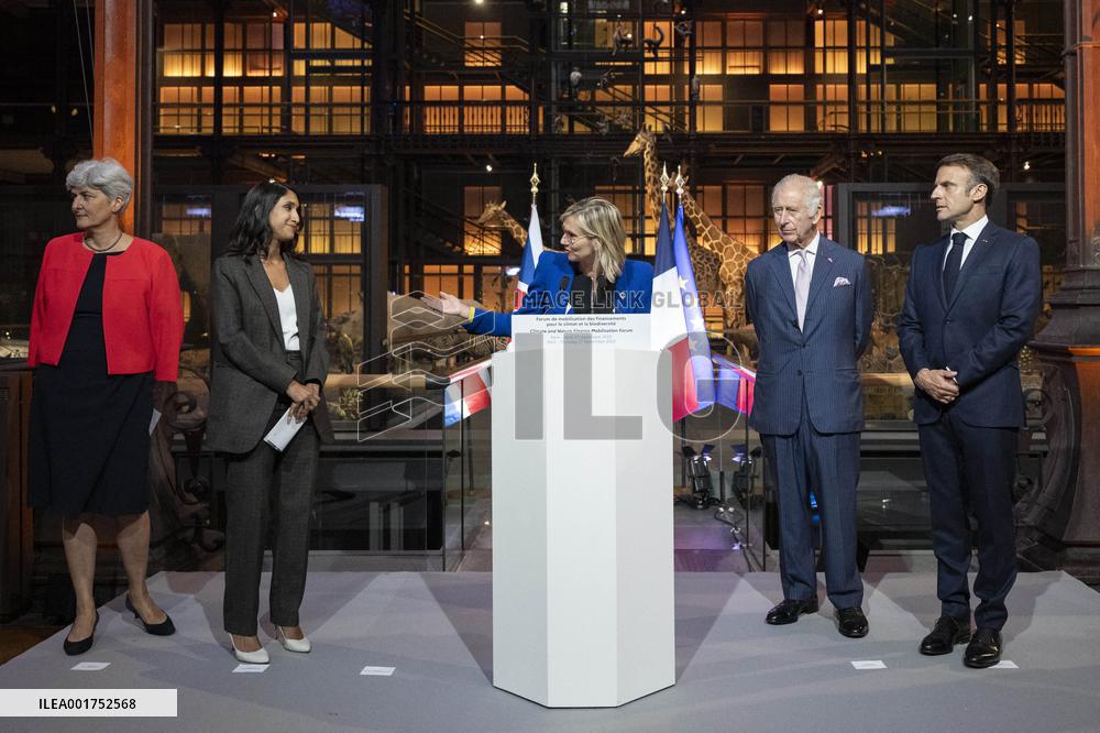 King Charles Visit To France - Visit To The Museum Of Natural History