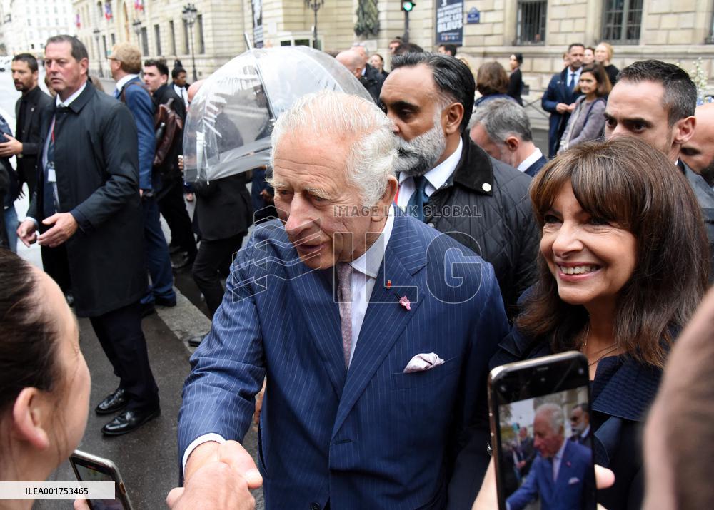 King Charles Visit To France - Visit To Notre-Dame