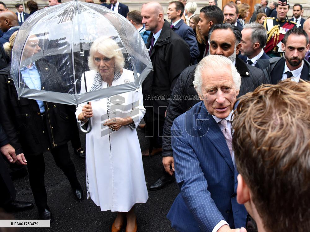 King Charles Visit To France - Visit To Notre-Dame