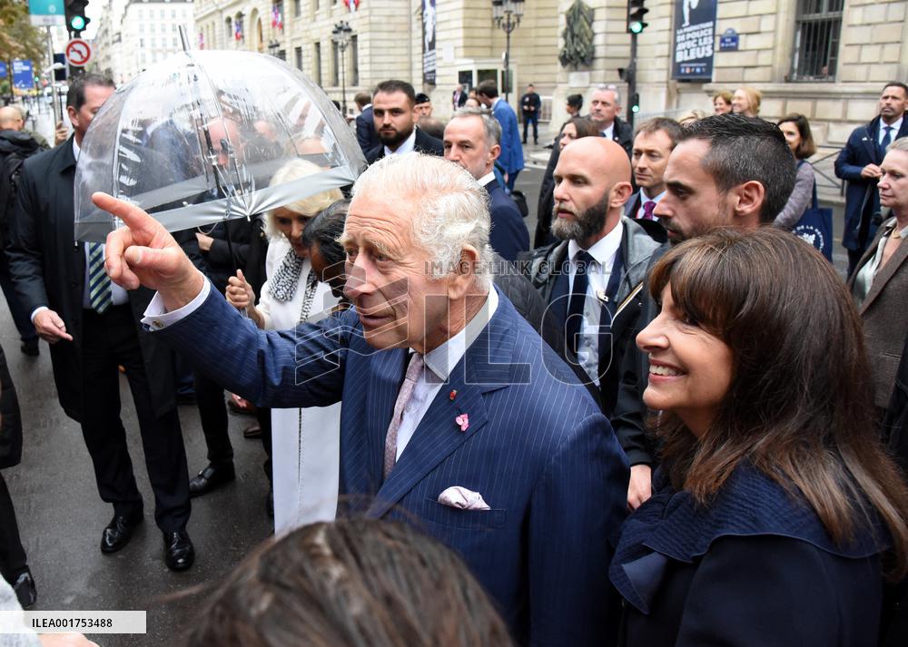 King Charles Visit To France - Visit To Notre-Dame