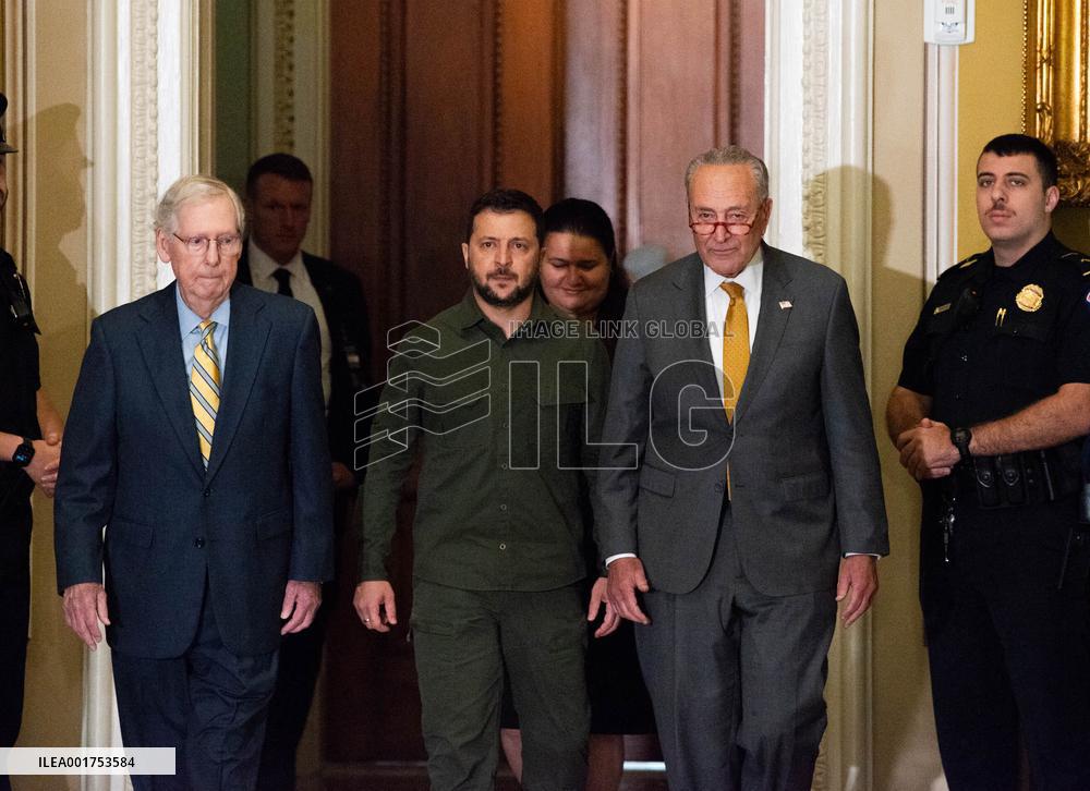 Zelensky Visits The Capitol - Washington