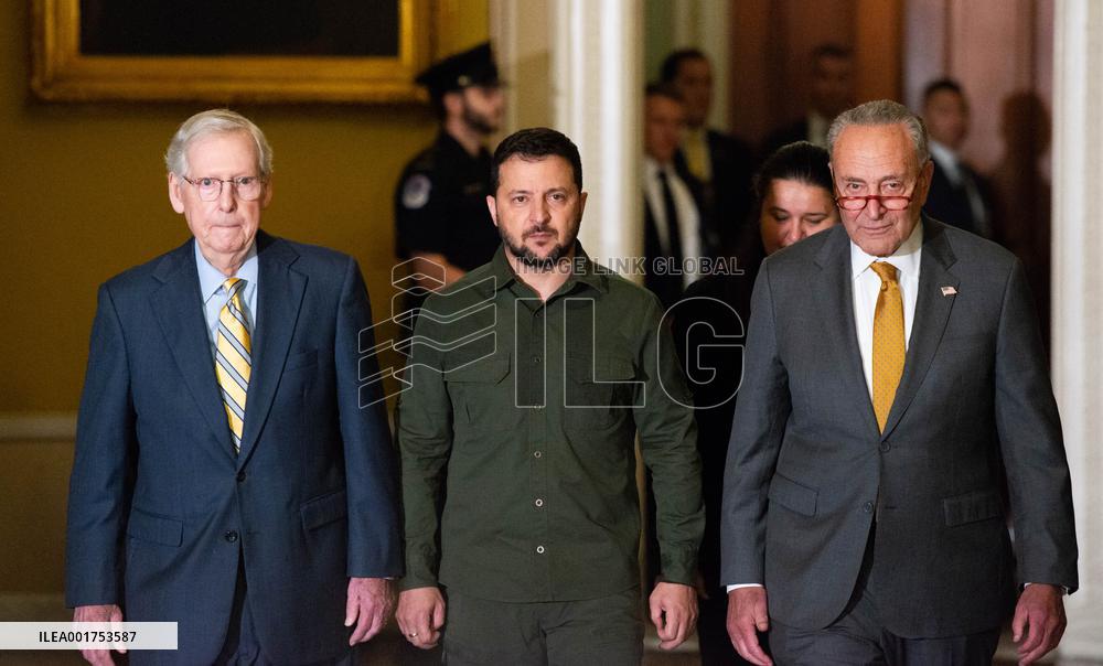 Zelensky Visits The Capitol - Washington