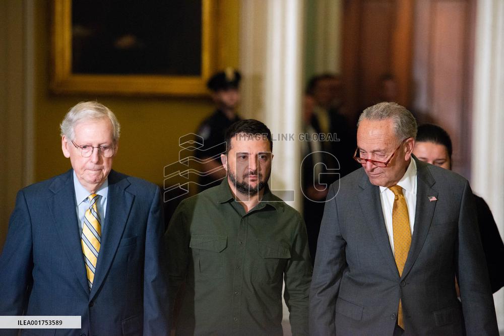 Zelensky Visits The Capitol - Washington