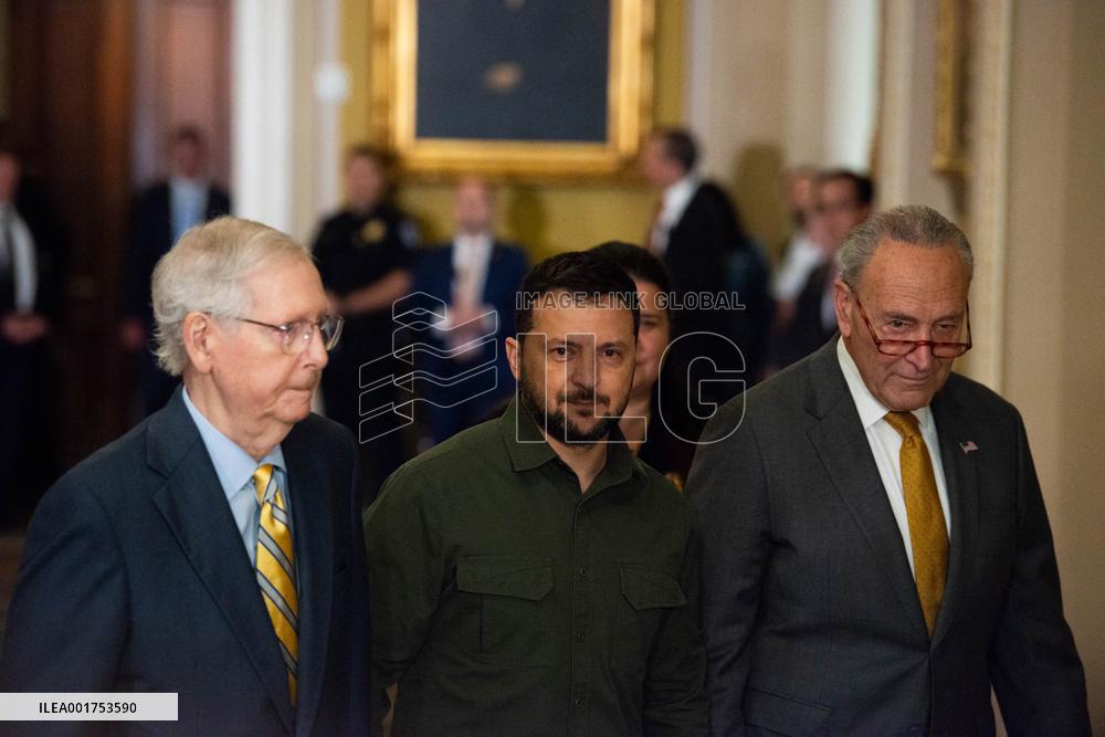 Zelensky Visits The Capitol - Washington