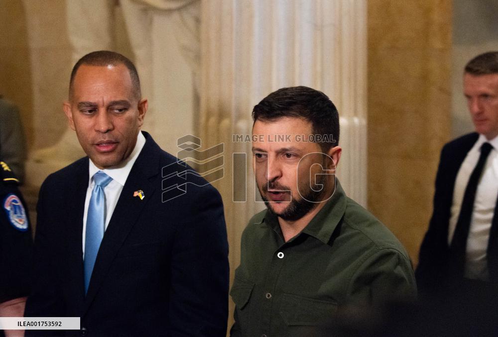 Zelensky Visits The Capitol - Washington