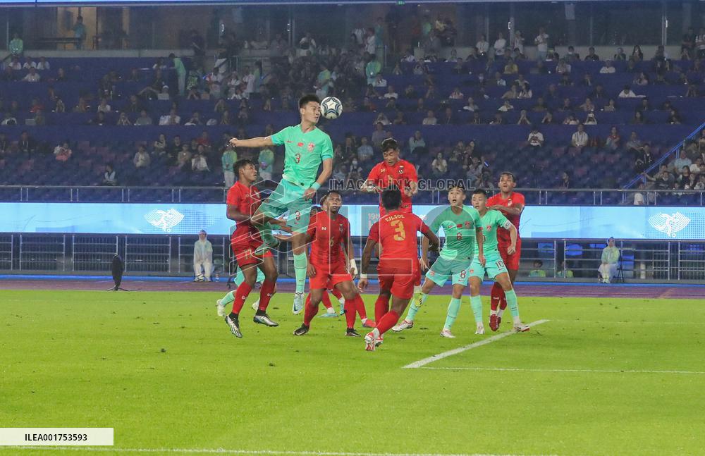 The 19th Asian Games Men's Football Group Match China VS Myanmar