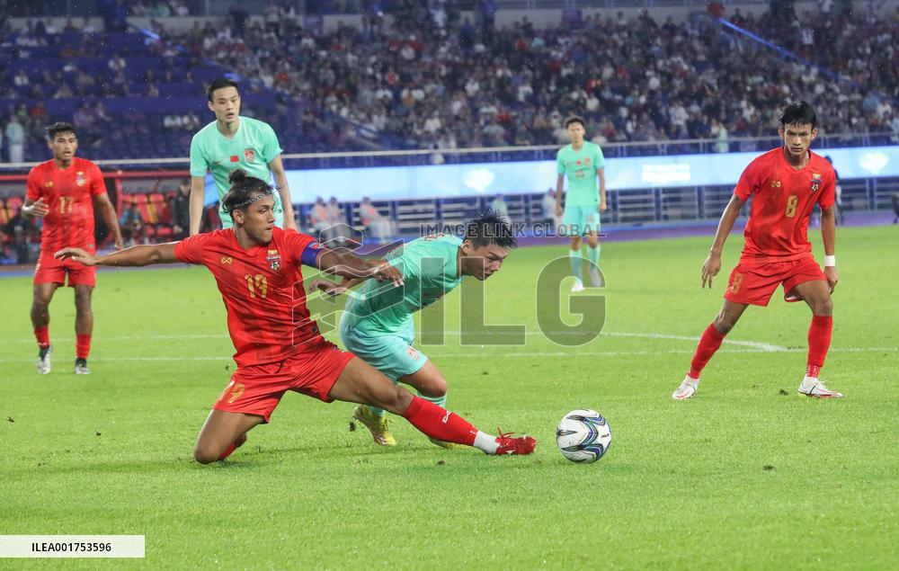 The 19th Asian Games Men's Football Group Match China VS Myanmar