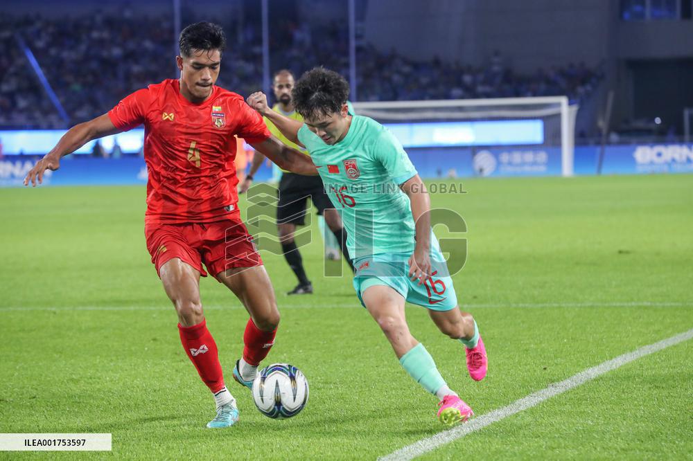 The 19th Asian Games Men's Football Group Match China VS Myanmar