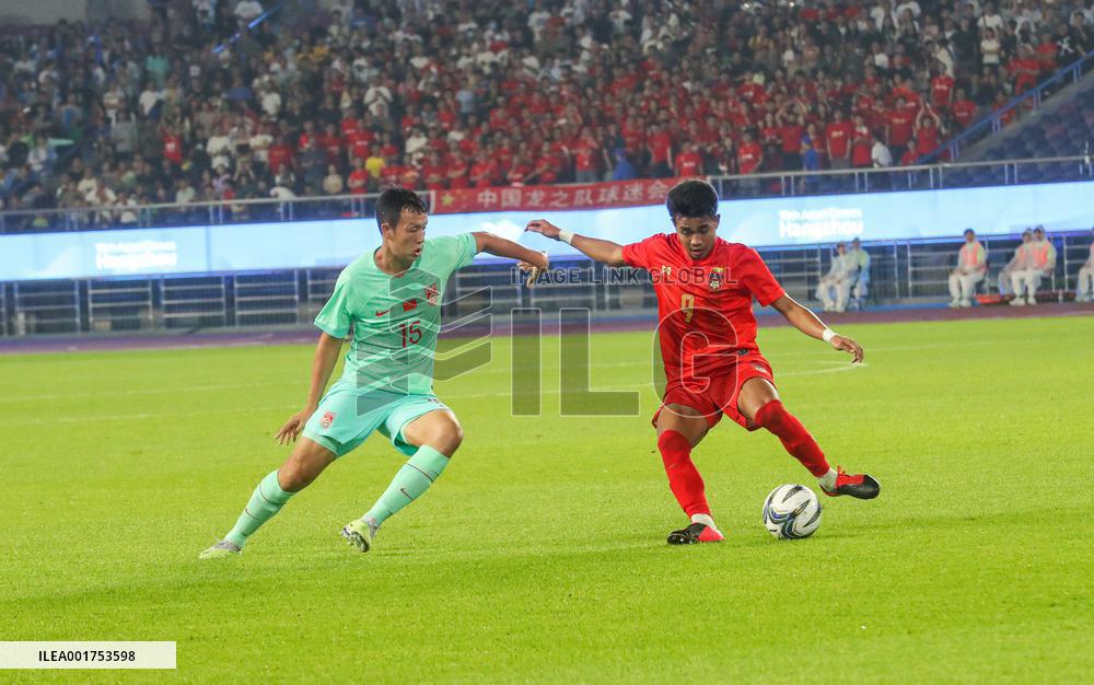 The 19th Asian Games Men's Football Group Match China VS Myanmar