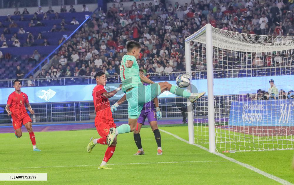 The 19th Asian Games Men's Football Group Match China VS Myanmar