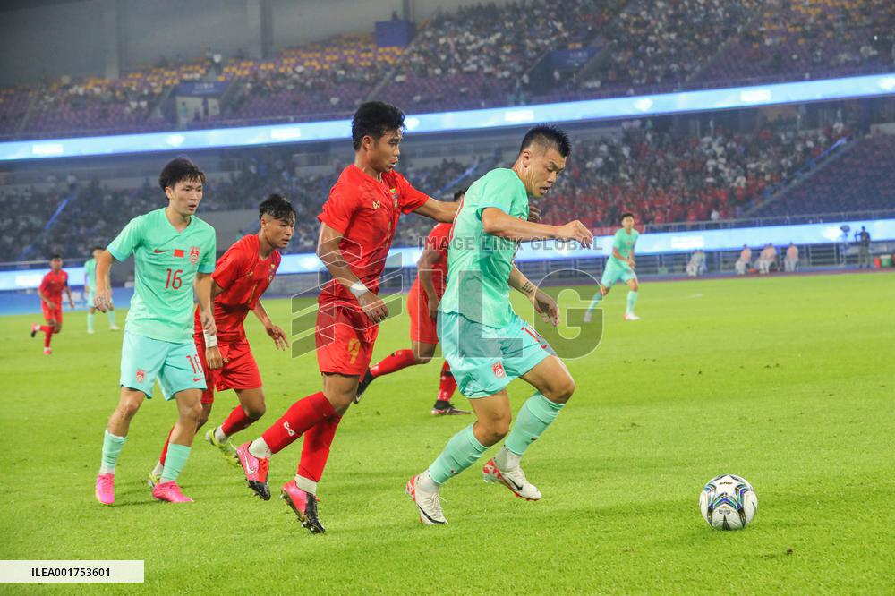 The 19th Asian Games Men's Football Group Match China VS Myanmar