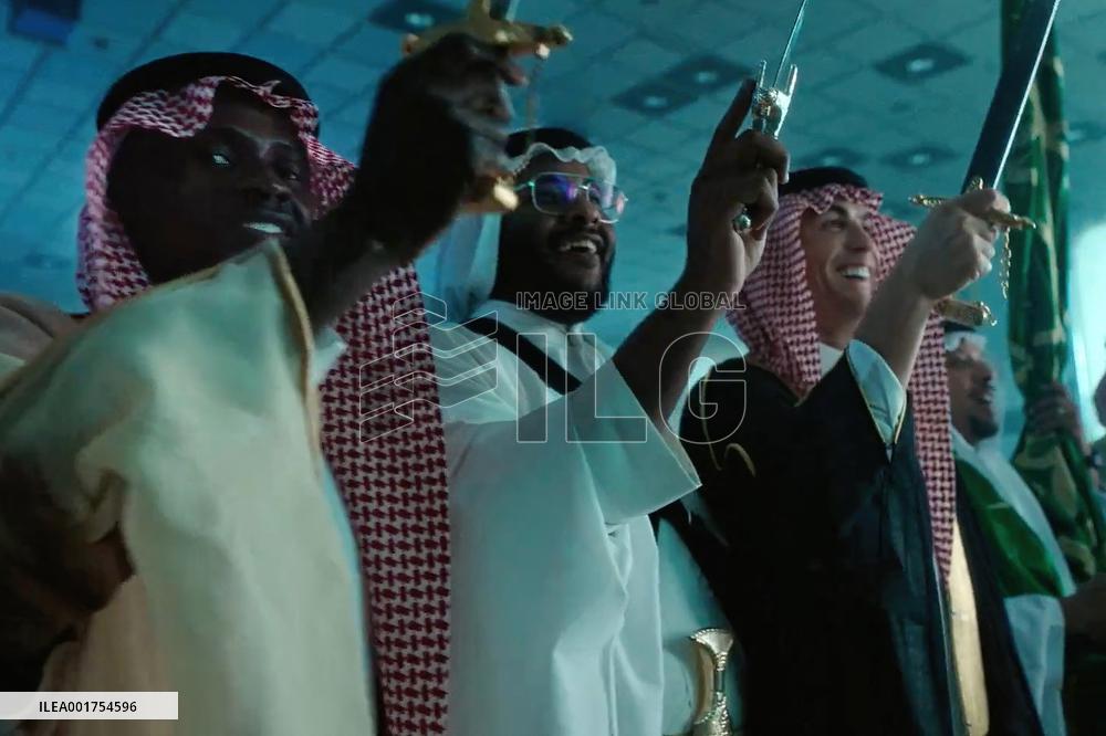 Cristiano Ronaldo in Saudi Costume Celebrating Nationa Day - Riyadh