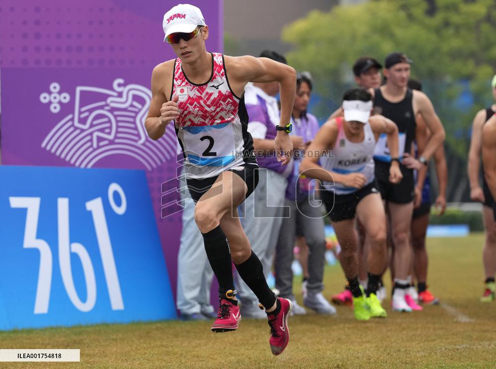 (SP)CHINA-HANGZHOU-ASIAN GAMES-MODERN PENTATHLON-MEN'S INDIVIDUAL LASER RUN