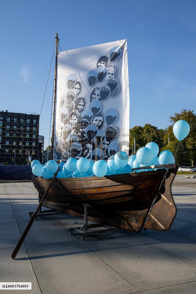 'Boat of tears' commemorating Estonian refugees of 1944