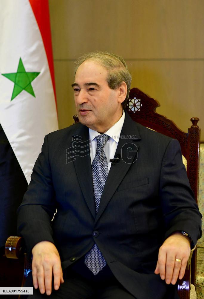 SYRIA-DAMASCUS-FOREIGN MINISTER-INTERVIEW