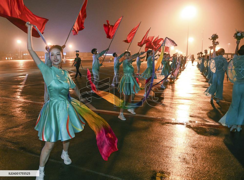 CHINA-ZHEJIANG-HANGZHOU-ASIAN GAMES-MALAYSIAN DEWAN RAKYAT SPEAKER-ARRIVAL (CN)