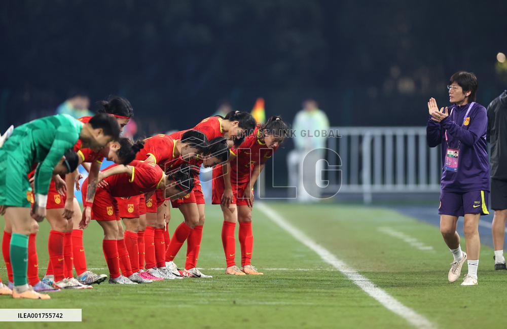 (SP)CHINA-HANGZHOU-ASIAN GAMES-FOOTBALL-WOMEN'S ROUND-GROUP A-CHN VS MGL (CN)