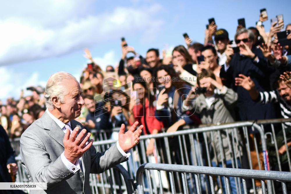 King Charles Visit To France - Place de la Bourse