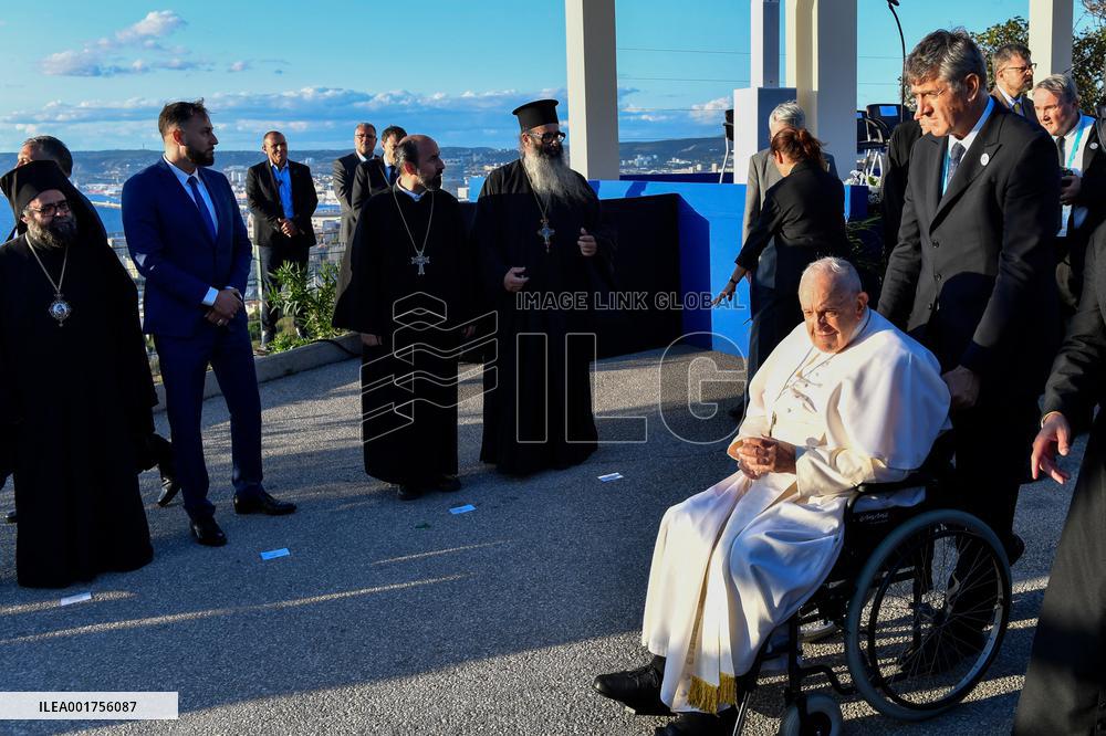 Pope Francis Visits Marseille - Tribute To Sailors And Migrants